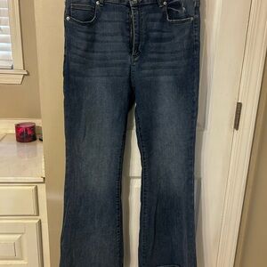 Sneak Peek Dark Blue Flare Jeans